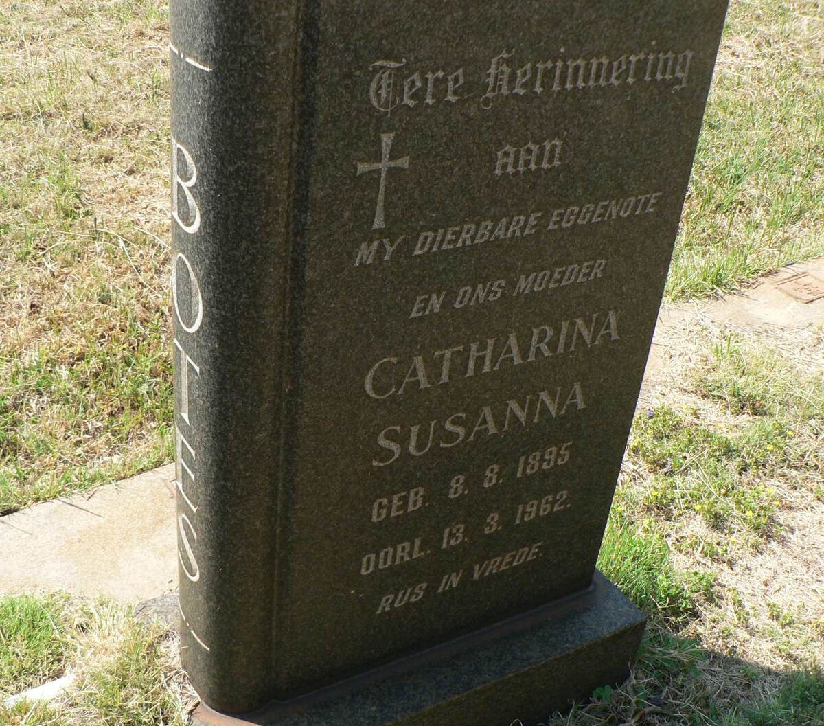 BOTES Catharina Susanna 1895-1962
