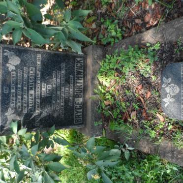 BORTHWICK William Malcolm, BRYCE -1943 &amp; Amy -1969 :: ? Doris -1987