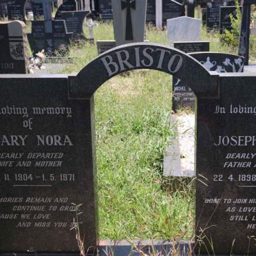 BRISTO Joseph George 1898-1973 &amp; Mary Nora 1904-1971