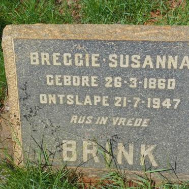 BRINK Breggie Susanna 1860-1947