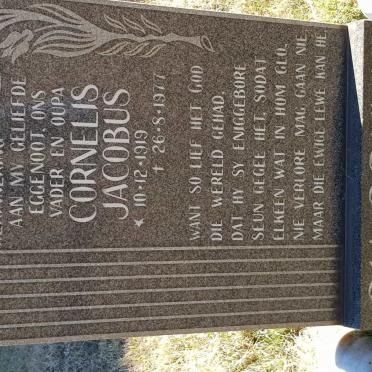 BRUYN Cornelis Jacobus, du 1919-1977