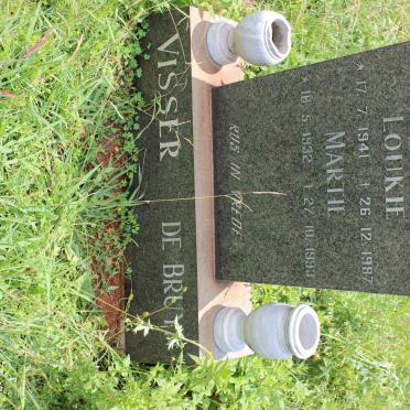 BRUYN Martie, de 1932-1993 :: VISSER Loukie 1941-1987