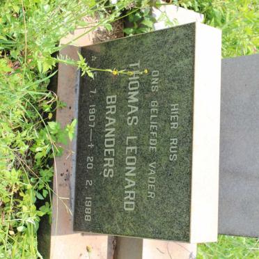 BRANDERS Thomas Leonard 1907-1988