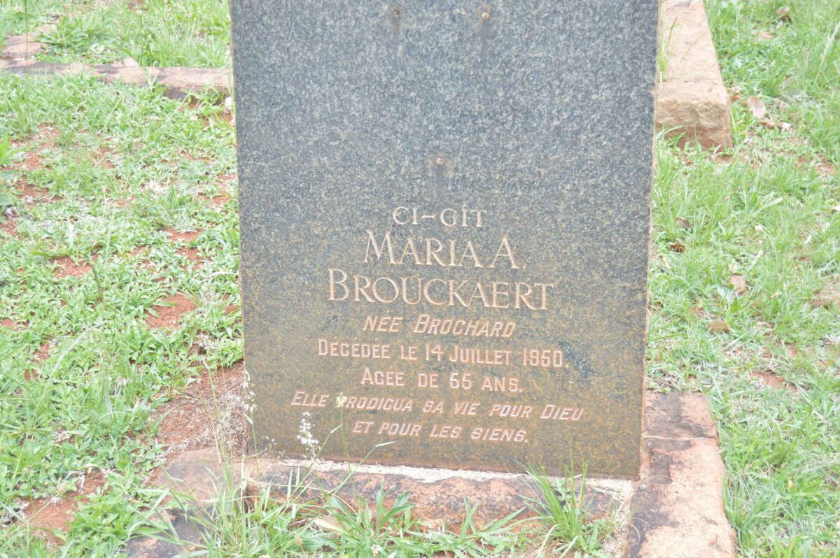 BROUCKAERT Maria A. nee BROCHARD -1950