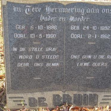 BRUIN ?, de 1886-1960 &amp; ? 1892-1962