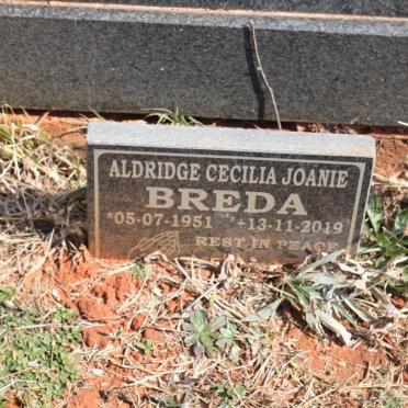 BREDA Malcolm Henry Howard 1950-2016 :: BREDA Aldridge Cecilia Joanie 1951-2019