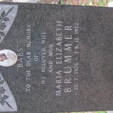 BRUMMER Maria Elizabeth 1926-1972