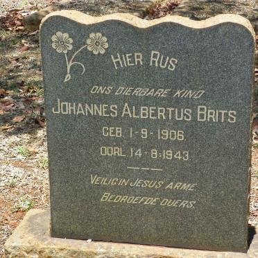 BRITS Johannes Albertus 1906-1943