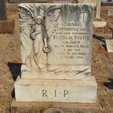 BRUYNE Frieda, de nee DAEM 1917-1948