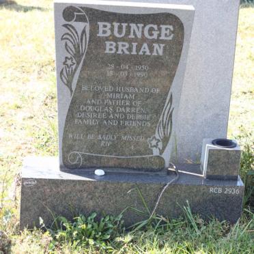 BUNGE Brian 1950-1990