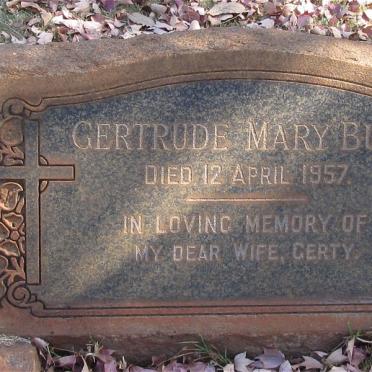 BURN Gertrude Mary -1957