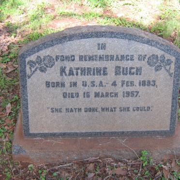 BUCH Kathrine 1893-1957