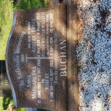 BUCHAN Robert 1911-1993 &amp; Anna Margaretha 1909-2006