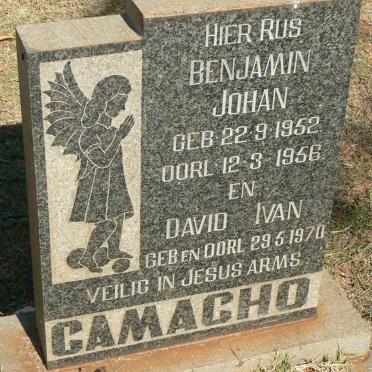 CAMACHO Benjamin Johan 1952-1956 :: CAMACHO David Ivan 1970-1970