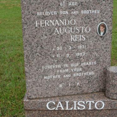 CALISTO Fernando Augusto Reis 1971-1993