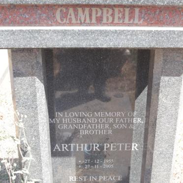 CAMPBELL Arthur Peter 1955-2005