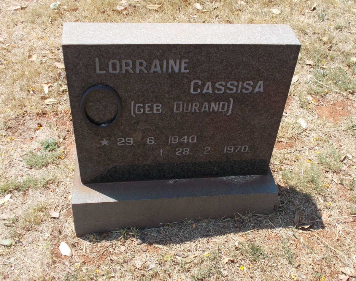 CASSISA Lorraine nee DURAND 1940-1970
