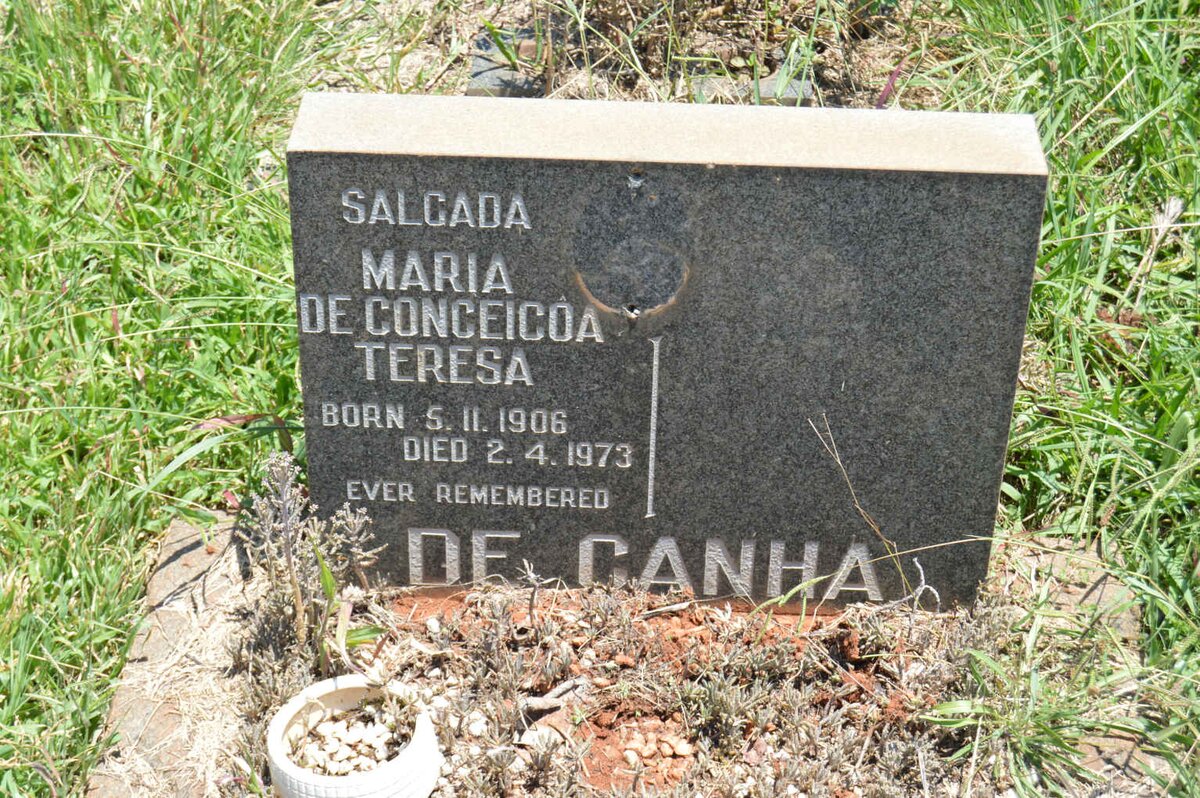 CANHA Maria De Conceicoa Teresa, de 1906-1973
