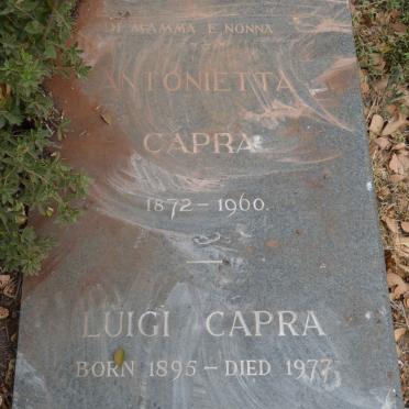 CAPRA Antonietta 1872-1960 :: CAPRA Luigi 1895-1977