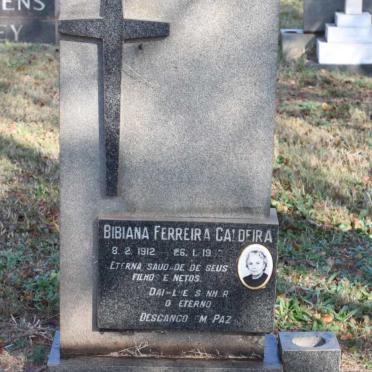 CALDEIRA Babiana Ferreira 1912-1982