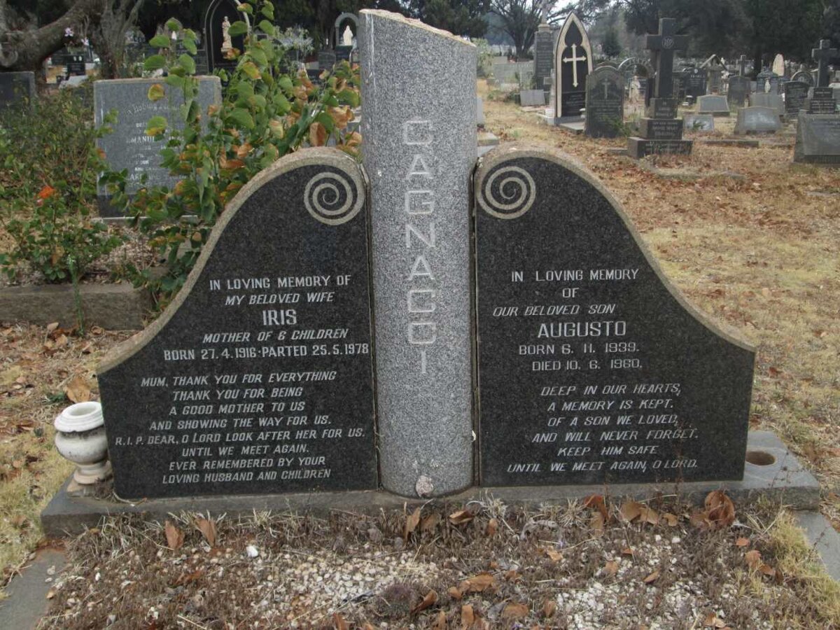 CAGNACCI Iris 1916-1978 :: CAGNACCI Augusto 1939-1960