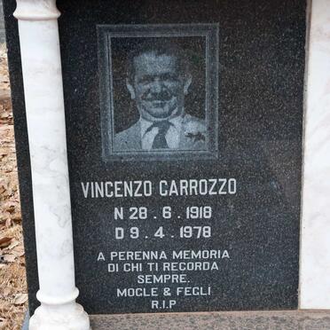 CARROZZO Vincenzo 1918-1978 &amp; Teresa 1927-2008