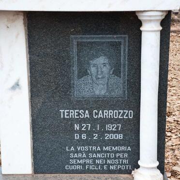 CARROZZO Vincenzo 1918-1978 &amp; Teresa 1927-2008