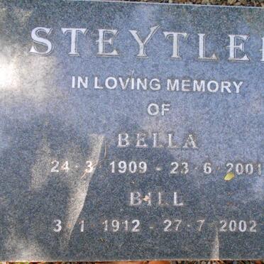 STEYTLER Bill 1912-2002 &amp; Bella 1909-2001