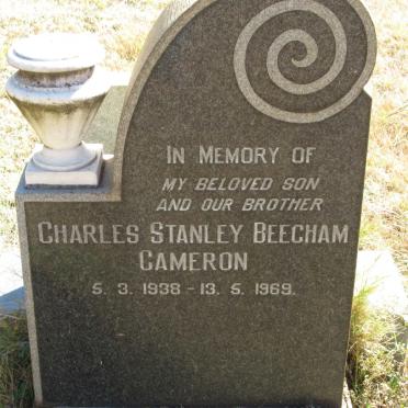 CAMERON Charles Stanley Beecham 1938-1969