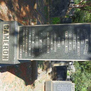 CAMERON James -1959 :: CAMERON Elizabeth -1950 :: CAMERON John Joseph 1896-1983