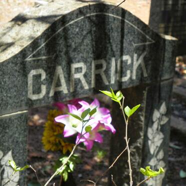 CARRICK Joseph Francis 1869-1943 &amp; Louise Elizabeth 1881-1971