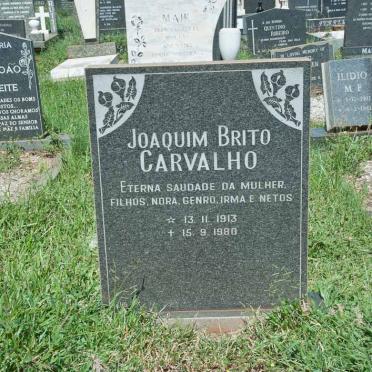 CARVALHO Joaquim Brito 1913-1980
