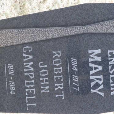 CAMPBELL Robert John 1891-1984 :: ENSLIN Gertie Johanna 1914-1977