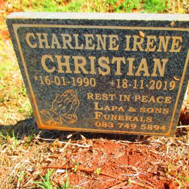 CHRISTIAN Charlene Irene 1990-2019