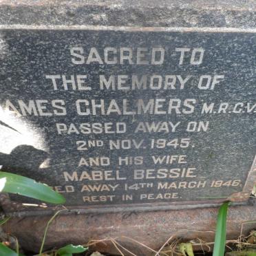 CHALMERS James -1945 &amp; Mabel Bessie -1946