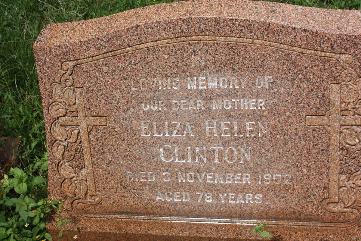 CLINTON Eliza Helen -1952
