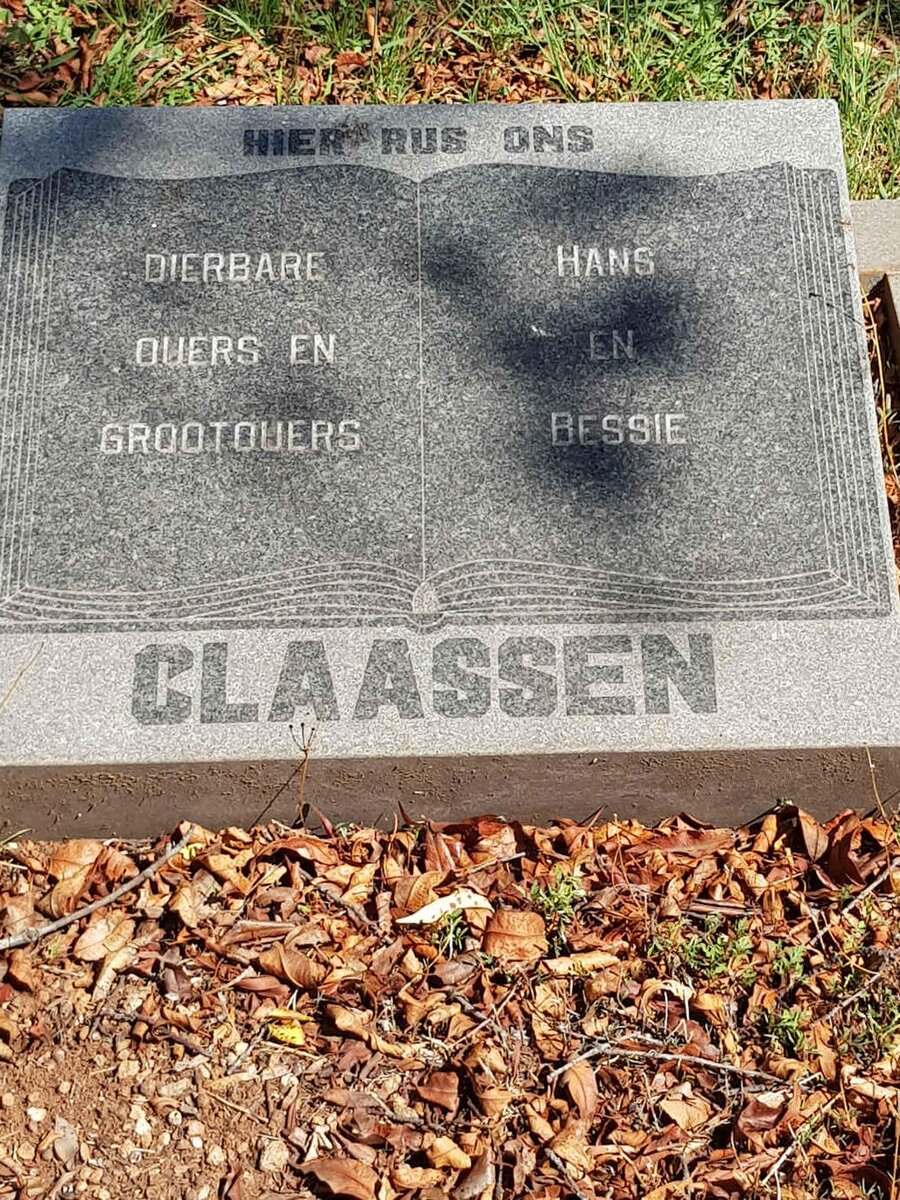 CLAASSEN Hans &amp; Bessie