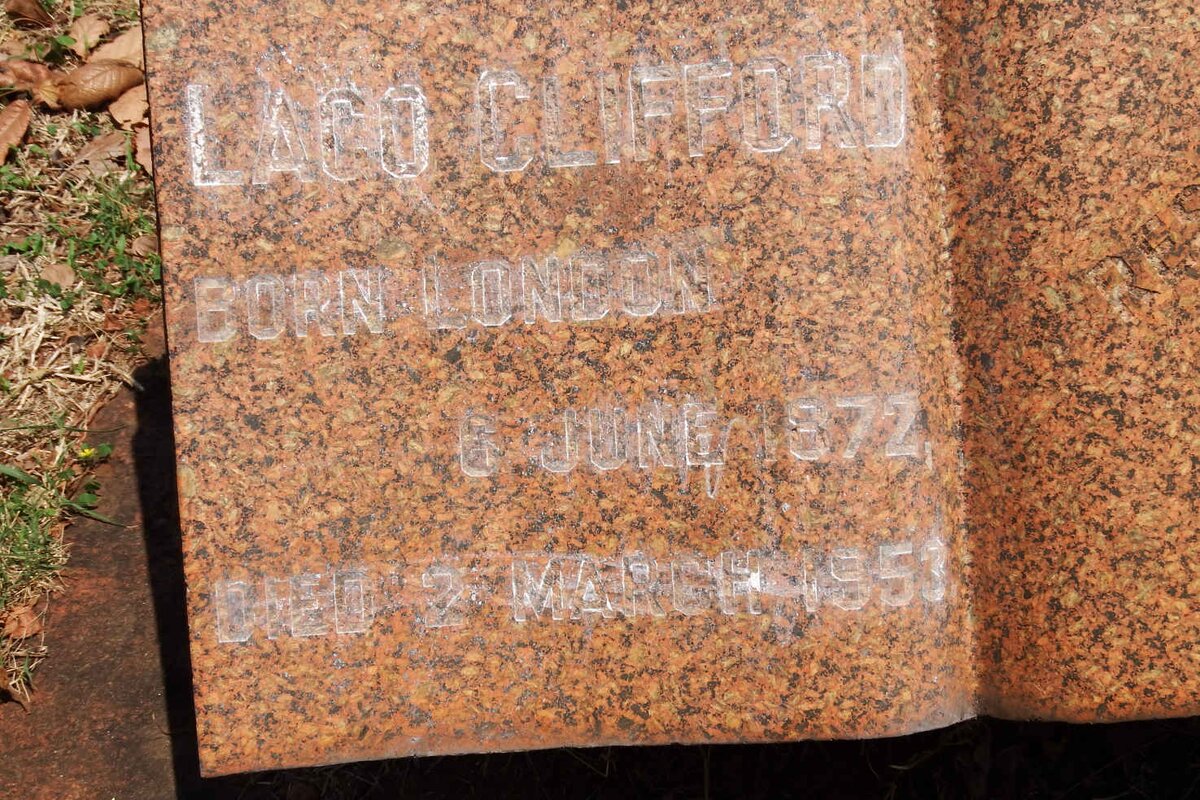 CLIFFORD Laco 1872-1953