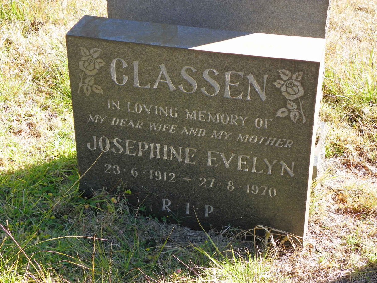 CLASSEN Josephine Evelyn 1912-1970