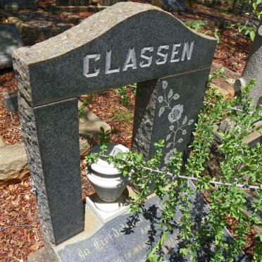 CLASSEN Johannes Nicholas 1899-1961 &amp; Johanna Susanna 1901-1962
