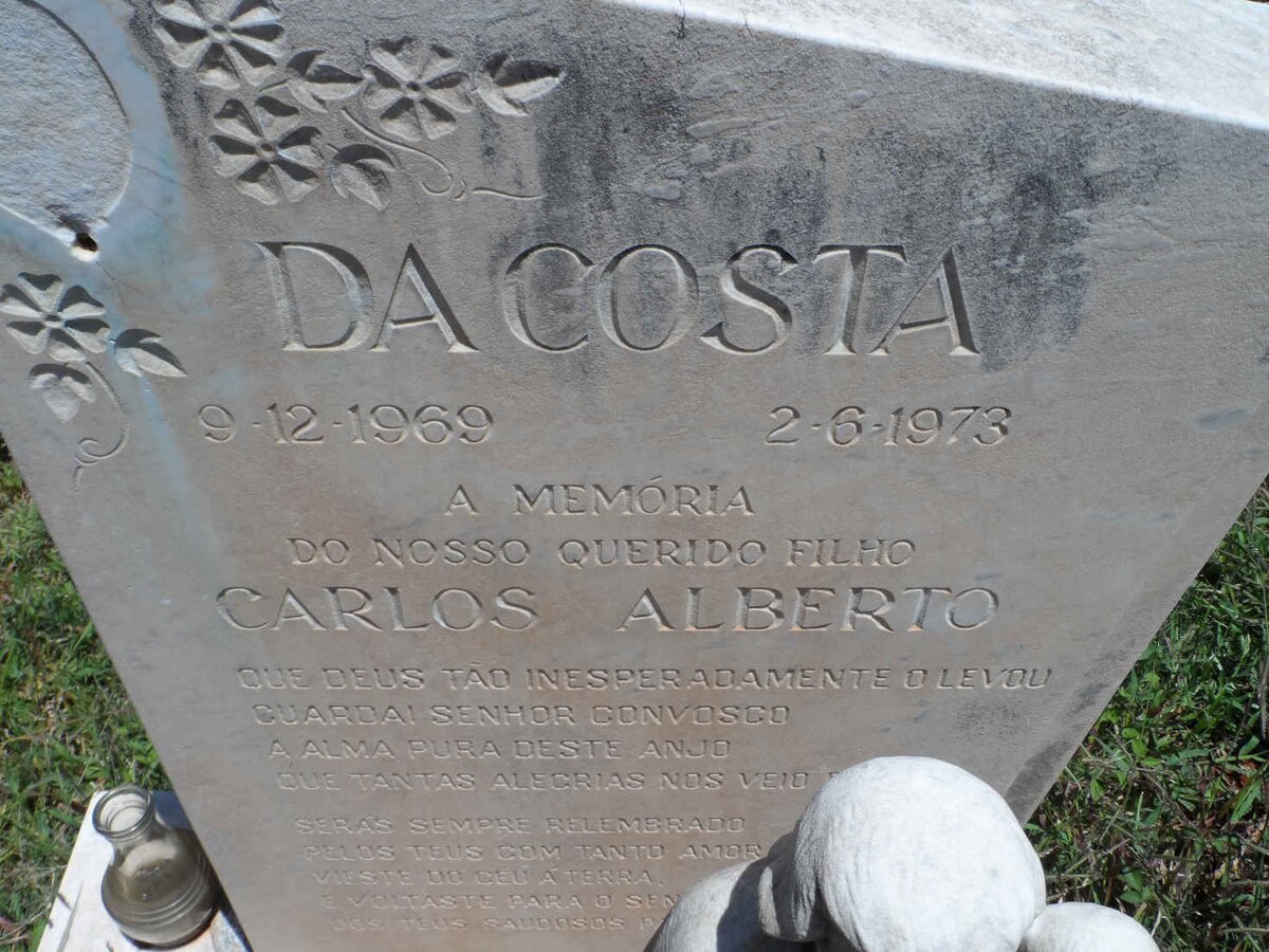 COSTA Carlos Alberto, da 1969-1973