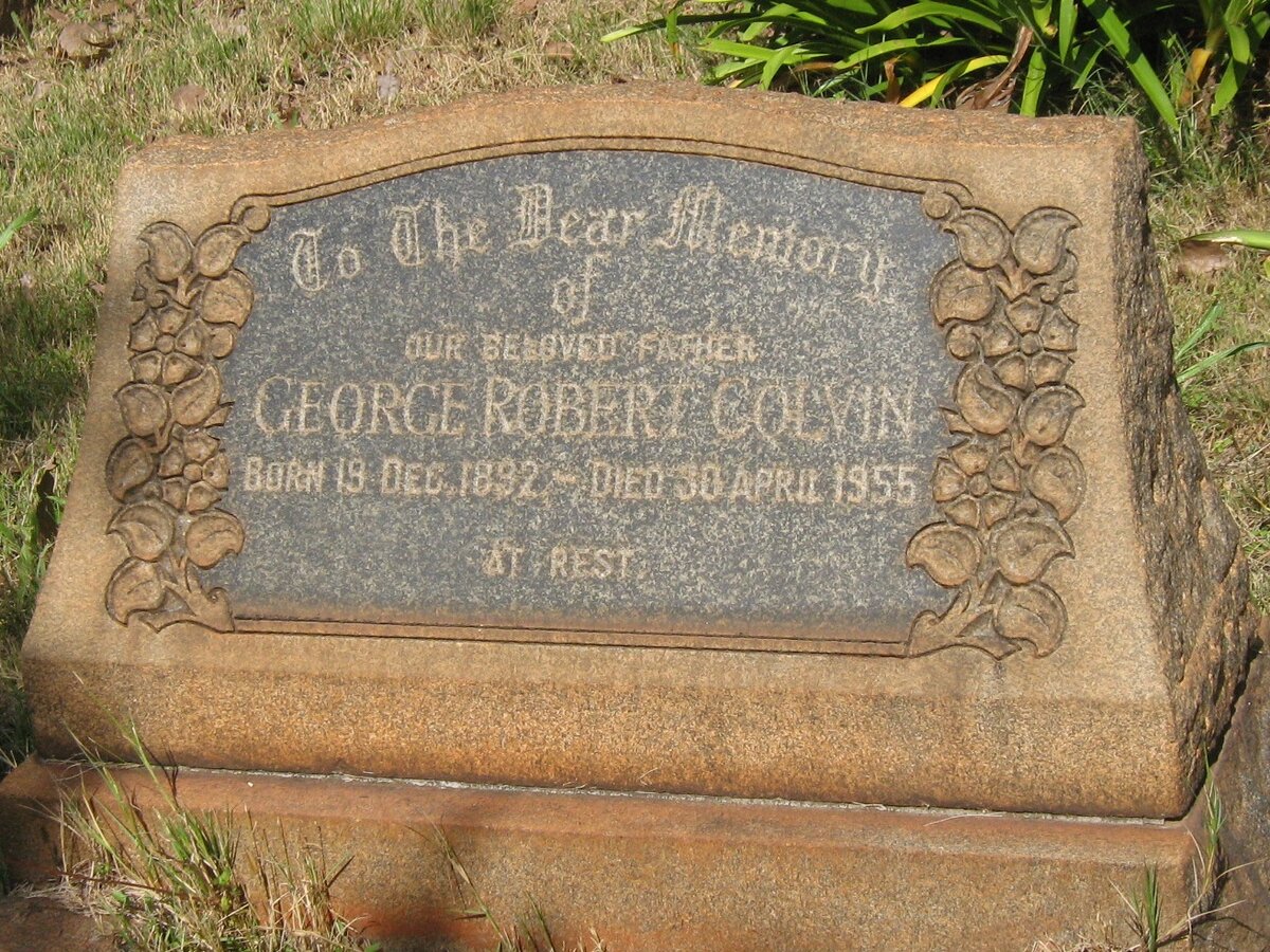 COLVIN George Robert 1892-1955