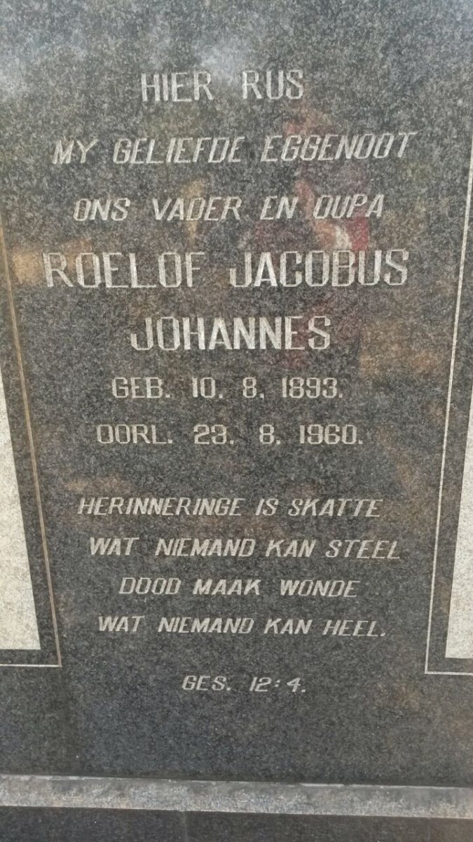 COERTZEN Roelof Jacobus Johannes 1893-1960