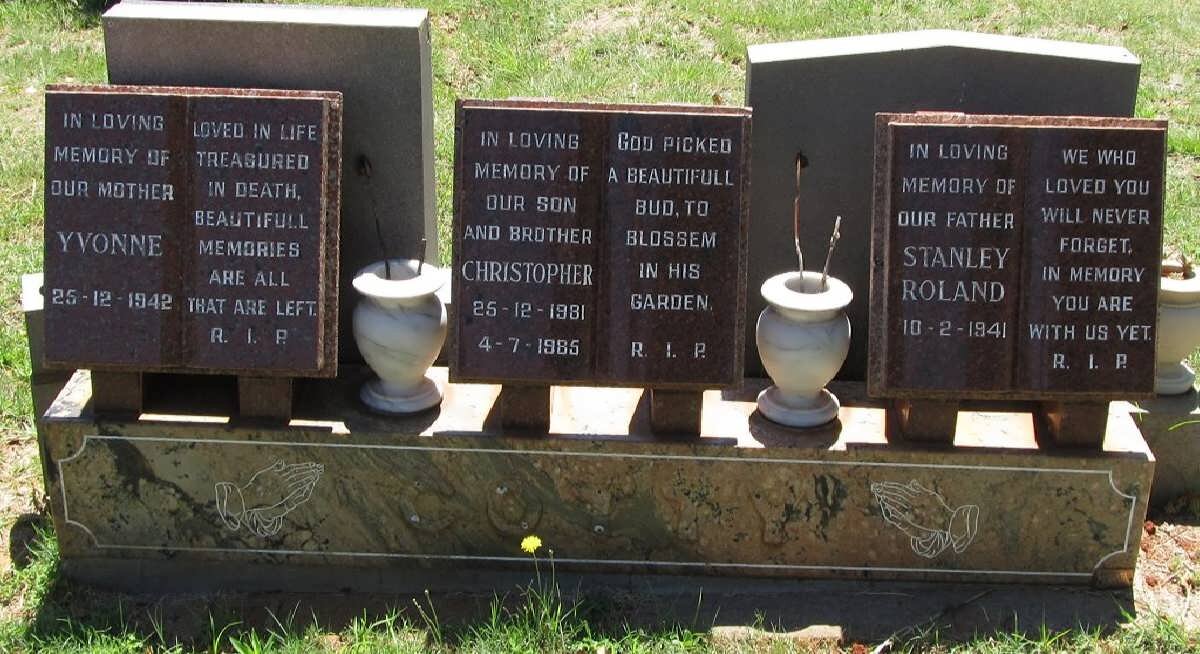 COTTY Stanley Roland 1941- &amp; Yvonne 1942- :: COTTY Christopher 1981-1985