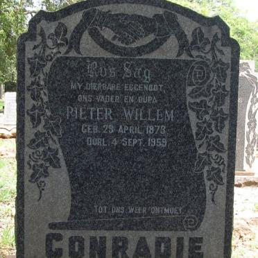 CONRADIE Pieter Willem 1873-1959