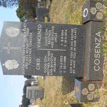 COSENZA Vincenzo 1914-1974 :: COSENZA Ciro 1923-1988