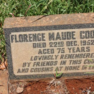 COOMBER Florence Maude -1952