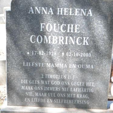 COMBRINCK Anna Helena, FOUCHE 1928-2009