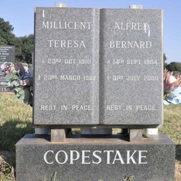 COPESTAKE Alfred Bernard 1904-2000 &amp; Millicent Teresa 1910-1987