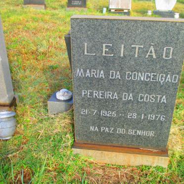 COSTA Maria Da Conceigao Pereira, da 1925-1976